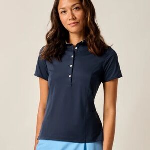 Johnnie-O Navy Women’s Angela Performance Polo BRAND NEW WITH TAGS-XS